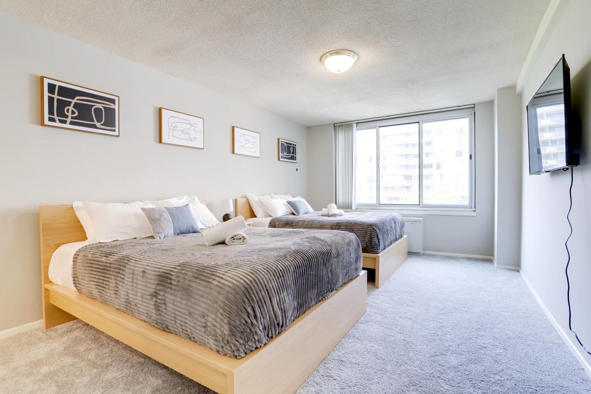 Apartment At Crystal City With Gym Arlington Extérieur photo